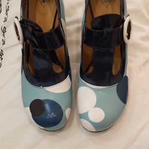 John Fluevog leather heels 10.5